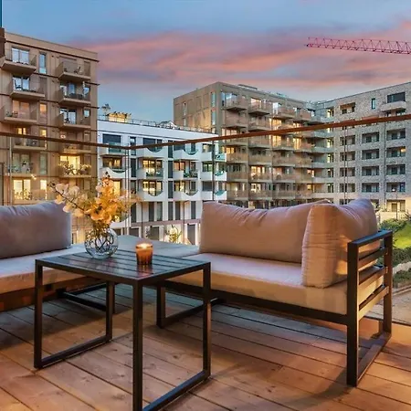 Bjorvika Center Double Bed And Sofa Bed アパート